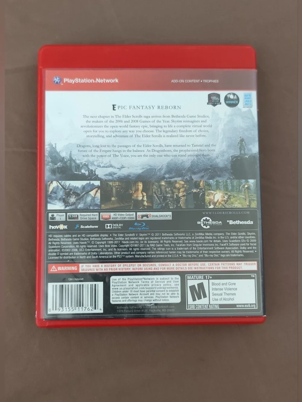 PS3 Greatest Hits: The Elder Scrolls V: Skyrim (2011)